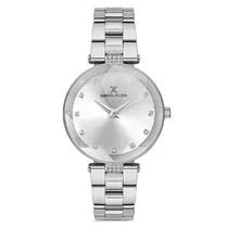 Relógio Analógico Feminino Daniel Klein DK.1.12729-1 Premium Ladies / Pulseira de Aço Inoxidável - Prata