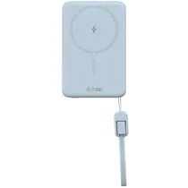 Carregador Portátil Wireless G-Tide Slim 01 5.000 Mah Salida USB-C - Azul