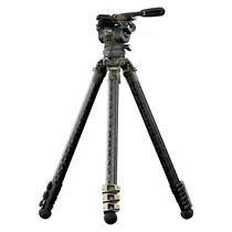 Tilta Tripé Cine 75MM de Fibra de Carbono com 3 Estágios Forest Camo