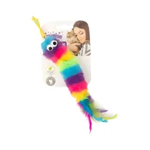 Juguete para Mascota Pawise 27832 Meow Meow Life Peluche de Gusano Arcoíris
