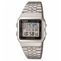 Relógio Unissex Casio A500WA-1DF Prateado