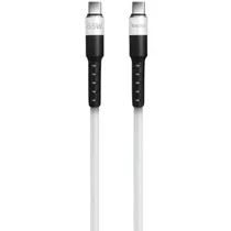 Cabo Foxbox Round Pro USB-C A USB-C 65W/1.25M/3.25A - Branco