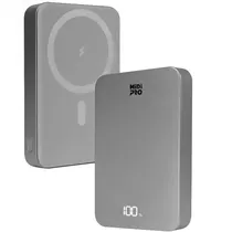 Carregador Portátil Wireless Midi Pro MDP-1001 10.000 Mah Saída USB-C - Prata