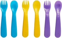 Kit Colheres + Garfos Munchkin - (6 Peças)