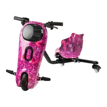 Triciclo Elétrico Keen Robot - 8.5" - Bluetooth - LED - Recarregável - Galáxia Roxa