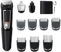 Barbeador Philips MG3740/40 Norelco Multigroom 3000 Recarregável (13 Peças)