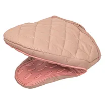 Luvas Antitérmicas de Silicone e Tecido Crema/Rosa