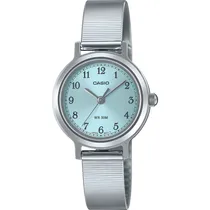 Relógio Casio LTP-B170D-2BVDF Analógico Feminino - Prata/Azul