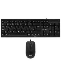 Teclado + Mouse Havit KB247CM-SP USB / Espanhol - Preto