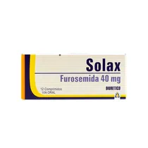 Lasca Medicamentos Furosemida 40MG Diuretico Plastico Blanco