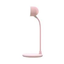 Lampara LED de Mesa Con Cargador Inalambrico Y Speaker L4 4016-7 5W Rosa