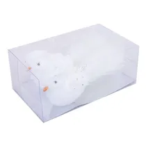 Pássaros Decorativos de Nata com 2 PCS 15CM Brancos