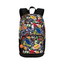 Mochila Sestini Nba Begins Big Logos 076074-01 Negro