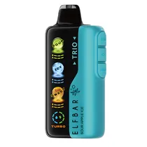 Vaper Descartável Elfbar Trio 40000PUFFS - Sour Apple Ice