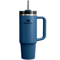 Stanley Vaso Termico Tumbler Quencher H2.0 887ML Blue Spruce c/Pajita Acero/Metal 887ML Blue Spruce