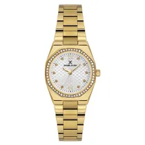 Relogio Analogico Feminino Daniel Klein DK.1.14099-3 Premium Lady / Pulseira de Aço Inoxidável - Gold