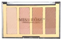 Paleta Iluminador Miss Rôse 7003-011Z - 15.2G (4 Cores)