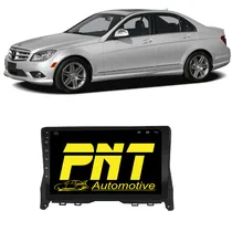 Central Multimidia PNT Mercedes Benz Class C300/ C320/ 200/ 250/ 180/ 350/ 63-W204-S204 And 13 (2008-11) 2GB/ 64GB Quadcore Carplay+And Auto Sem TV