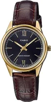 Relógio Casio Analógico LTP-V005GL-1B2UDF - Marrom/Dourado