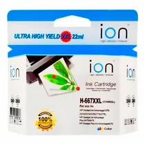 Cartucho Ion 667XL 22ML Color 3YM80AL H-667XL