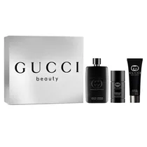 Kit Perfume Gucci Guilty Pour Homme Edp 90ML 3 Peças