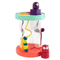 Battat Interactivo Conjunto de Juego - Clasificador de Laberintos Plastico +6M Multicolor