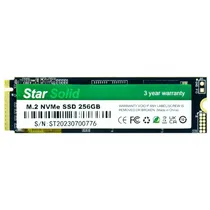 SSD Star Solid 256GB, M.2 Nvme PCI-Exp 3.0, Leitura Até 2100MB/s Gravação 1300MB/s
