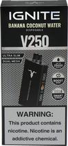 Vape Descartavel Ignite V250 Banana Coconut Water 25000 Puffs