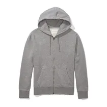 Moletom American Eagle Masculino / Capuz com Cordão / Extra Grande (XL) - Heather Gray