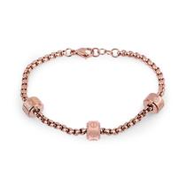 Pulseira Feminina Freelook FRJ.3.3009-4 de Aco Inoxidavel - Rosa Ouro