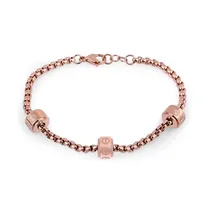 Pulseira Feminina Freelook FRJ.3.3009-4 de Aço Inoxidável - Rosa Ouro