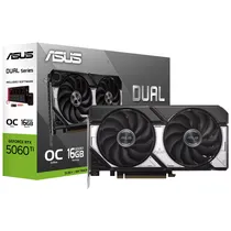 Placa de Vídeo Asus Dual Oc 16GB Geforce RTX5060TI GDDR7 - DUAL-RTX5060TI-O16G