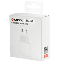 Carregador Mox MO-C20 s/Cabo USB-C/20W - White