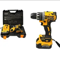 Kit Herramienta Taladro Sate A-TK885 21V Electrico Yellow  Kit Herrami...