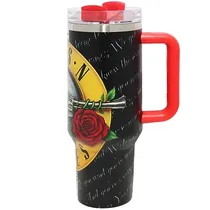 Copo Térmico Weedoo de 1.2 Litros - Guns N' Roses Logo Grande (Preto)