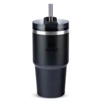 Copo Stanley Flowstate Quencher H2.0 591 ML - Preto (com Canudo)