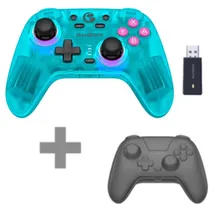 Controle Gamesir Nova T4N Sem Fio Switch | Ios| Android | PC | Steam + Case - Green