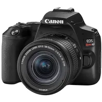 Câmera Canon Eos Rebel SL3 Wi-Fi/Bluetooth com Lente Ef-s 18-55 MM Is STM - Preta
