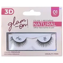 Glam On Maquillaje Pestañas Natural Olhar Fascinante 1PAR