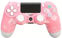 Controle Sem Fio PG Play Game Pink Flower para PS4 - Pink