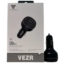 Carregador Vezr p/Auto VC04 130W Black