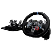 Controle Volante Logitech G29 Driving Force Volante de Corridas com Pedais Compatível com Playstation 3 / Playstation 4 / Playstation 5 / Windows - Preto