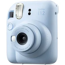 Câmera Instantânea Fujifilm Instax Mini 12 A Pilha/Flash - Pastel Blue (Caixa Feia)