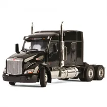 Caminhao Wsi 1/50 Peterbilt 579 - 3 Axle Solo Black 33-2026