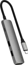 Adaptador 4 Em 1 Multiport USB-C 4K Satechi - ST-P4SM