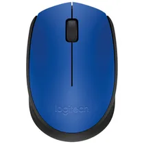 Mouse Sem Fios Logitech M170 910-004800 3 Botões - Azul/Preto