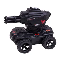 Carrinho Brinquedo Bubble & Water Bomb com Controle Remoto e Acessorios 759867 - Preto/Vermelho