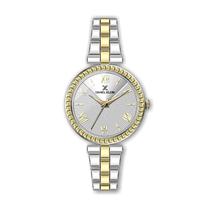 Relogio Analogico Feminino Daniel Klein Premium DK.1.12487-7 - Dourado e Prata