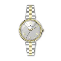 Relógio Analógico Feminino Daniel Klein Premium DK.1.12487-7 - Dourado e Prata