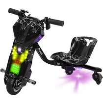 Triciclo Elétrico Audisat 6.5" Bluetooth/Speaker - Lightning Black  Triciclo El...